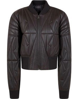RICK OWENS MONCLER "Geocamo Cropped Jacket - Black