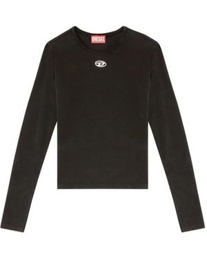 DIESEL "T-Uncutieslong Ls Od" Top - Black