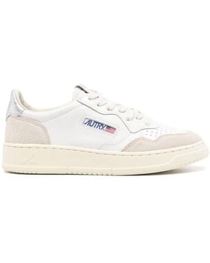 Autry Medalist Low Suede Sneakers - Bianco