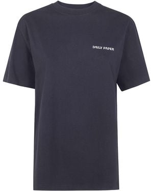 Daily Paper "Chain" Shield T-Shirt - Blue