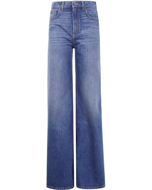 Chloé Boot Cut High Waist Denim - Blue