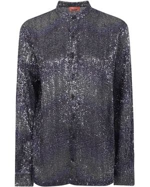 Missoni Camicia A Maniche Lunghe "Caperdoni" - Blu