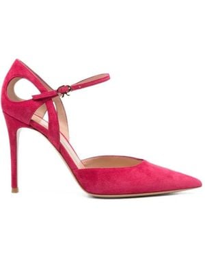 Gianvito Rossi Scarpe Decollete Suede - Pink