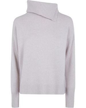 Anneclaire Sweater Turtle Neck "D1859.857 770 Oyster" - Gray
