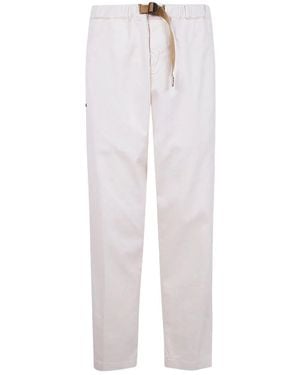 White Sand Long Classic Pants - White