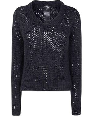 SAPIO V Neck Jumper - Blue