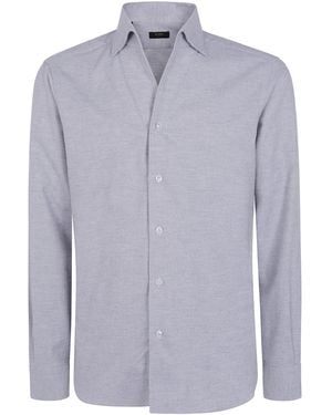 Barba Napoli Shirt Classic "Nsfr2P0157080.U.02 Light" - Blue