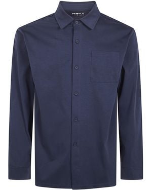 People Of Shibuya "Yogo" Shirt - Blue