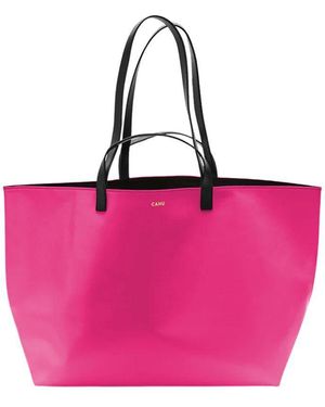 CAHU Medium Permanente Collection Le Pratique Tote Bag - Pink