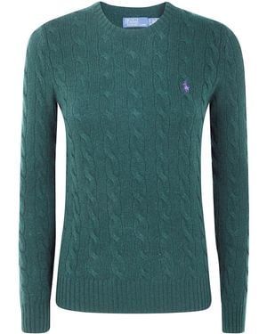 Polo Ralph Lauren "Juliana" Long Sleeve Roun Neck - Green
