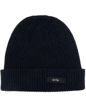 Arte' "Label" Beanie - Blu