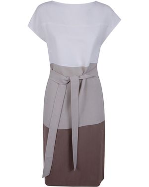 Antonelli "Minerva" Midi Dress - Grey