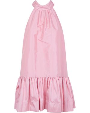 Jonathan Simkhai "Hope" Bow Tie Mini Dress - Pink