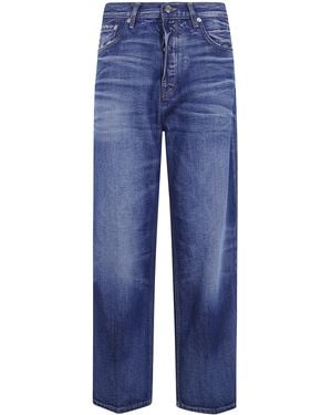Haikure Jeans Cropped Loose "Betty Norm Core" - Blue