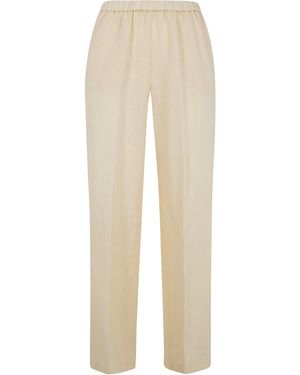 Aspesi Wide Leg Trousers - White