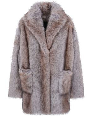 BB COUTURE Jacket Fox "Brigitte Long" - Gray