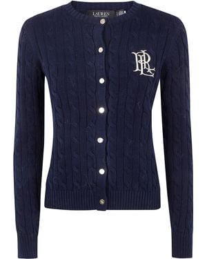 Ralph Lauren Ralhan Long Sleeve Cardigan - Blue