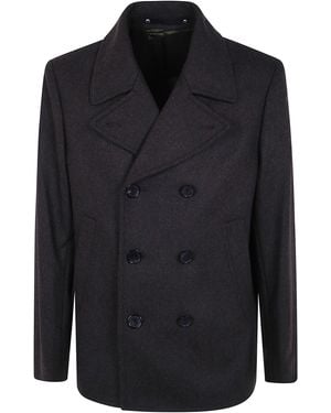 Paul Smith Pea Coat Pea Coat - Black