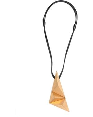 Monies "Greya" Pendant Necklace - Metallic