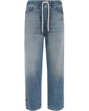 Amiri "Drawstring Baggy" Jeans - Blue