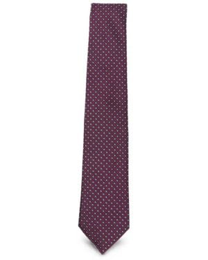 Emporio Armani Tie Silk Fancy - Purple