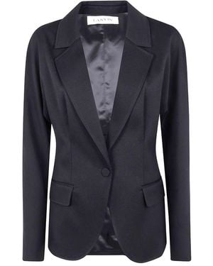 Lanvin Single-Breasted Tailored Jacket - Blue