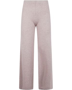 D.exterior D. Exterior Cashmere Crystals Pants - Gray