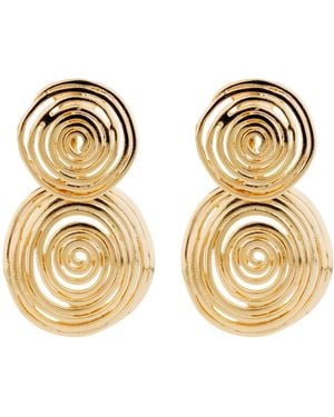 Gas Bijoux Orecchini Metallici "Wave" - Metallizzato