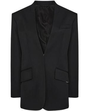 The Attico Wool Jacket - Black