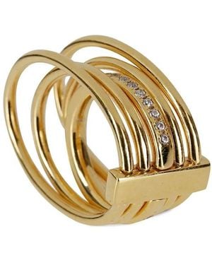 Panconesi Solar Crystal Ring - Metallic