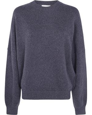 KHAITE Maglione Cashmere "Margaux" - Blu