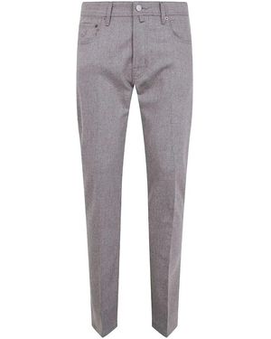 Jacob Cohen Pant 5 Pockets Slim Fit Bard Rw Trousers - Grey