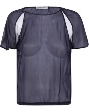 Paloma Wool Top Silk "Lira" - Blue