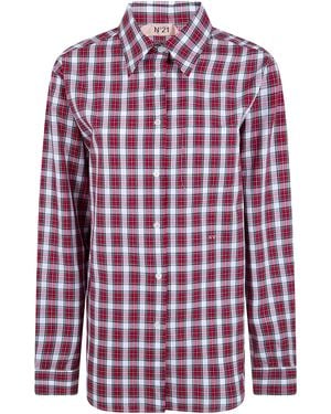 N°21 Galles Cotton Shirt - Red