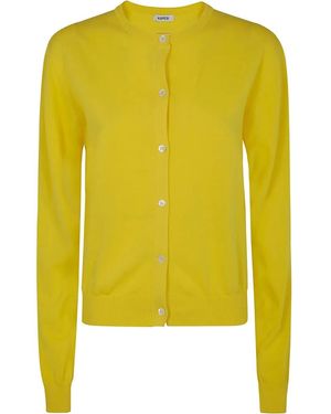 Aspesi Round Neck Jumper - Yellow