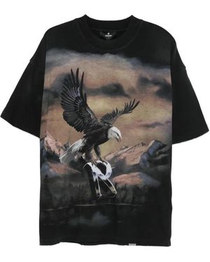 Represent "Chrome Flight" T-Shirt - Black