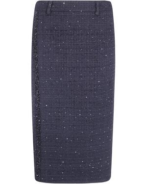 Semicouture Skirt Pencil "Carlene" - Blue