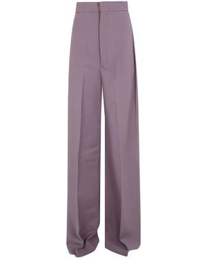 Rick Owens Pants Wool "Dirt Cooper" - Purple
