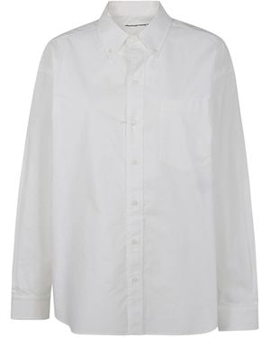 Alexander Wang Oversized Boyfriend Shirt Clothing - White