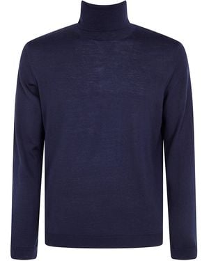 Nuur Jumper Long Sleeves "Turtle Neck" - Blue
