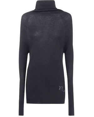 Y's Yohji Yamamoto Rib Wg Lose N - Blue