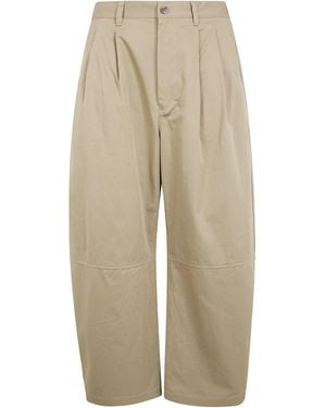 Comme des Garçons Light Cotton Double Pinces Trousers - Green