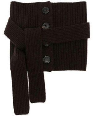Dries Van Noten Sciarpa Cashmere "Merlin" - Nero