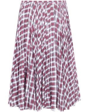 N°21 Cotton Maxi Skirt - Purple