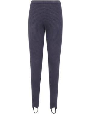 Frankie Shop Stirrup Leggings "Piuma" - Blue