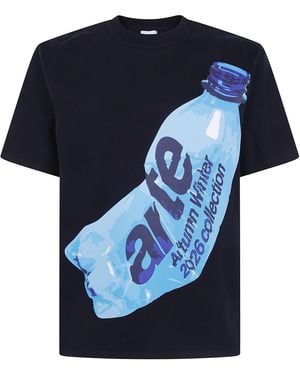 Arte' T-Shirt Graphic "Bottled Graphic" - Blue