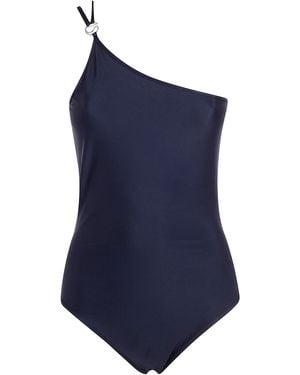 Coperni One Shoulder Swimsuit - Black