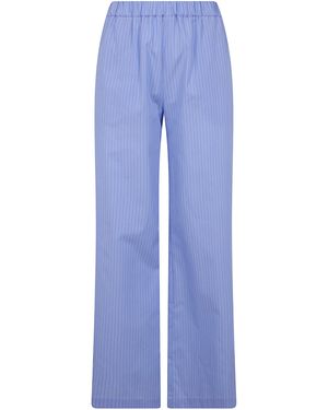 DR. HOPE Elastic Waist Pants - Blue