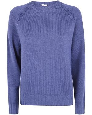 Rossopuro Maglione Maniche Lunghe Collo Rotondo "Ri8587Dw 780" - Blu