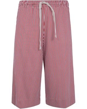 JACQUEMUS LA PLAGE Trousers Bermuda Trousers "Le Short Ete" - Red